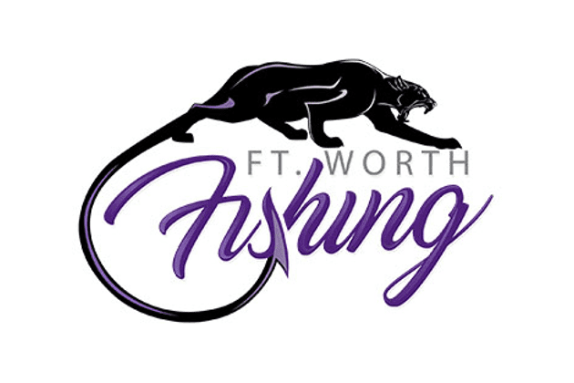 A black panther is on the logo of ft. Worth fishing