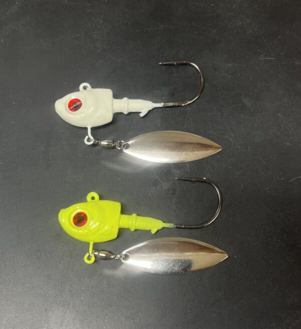 Shad Underspin Glow Jig Heads